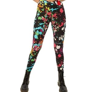 Women's Halloween Crossover Leggings High Waisted Buttery Soft Printed Tights